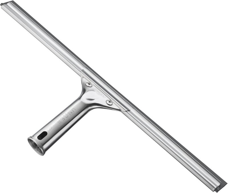 Unger Professional 16â€ Stainless Steel Window & Glass Cleaning Squeegee - Cleaning Supplies, Heavy Duty Squeegee for Window Cleaning, Streak Free Results - Image 1